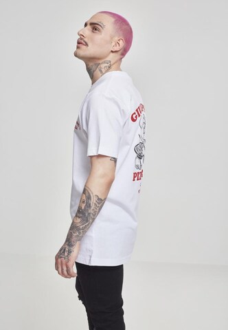 Mister Tee Shirt 'Giuseppe's Pizzeria' in White