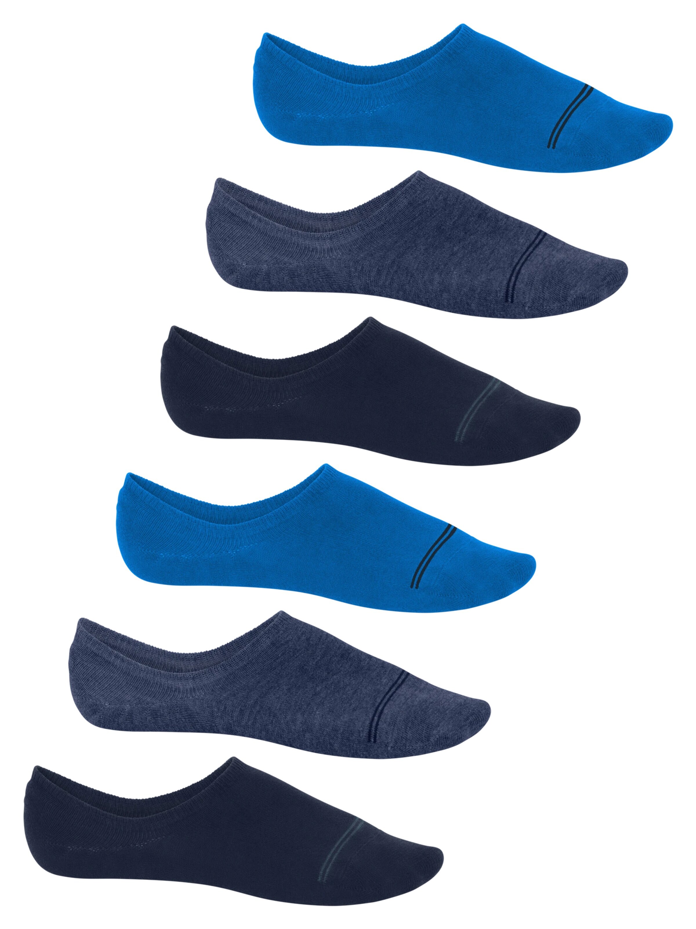 footstar Socks 'EVERYDAY!' in Blue: front