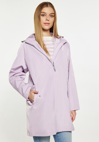 Schmuddelwedda Raincoat in Purple: front