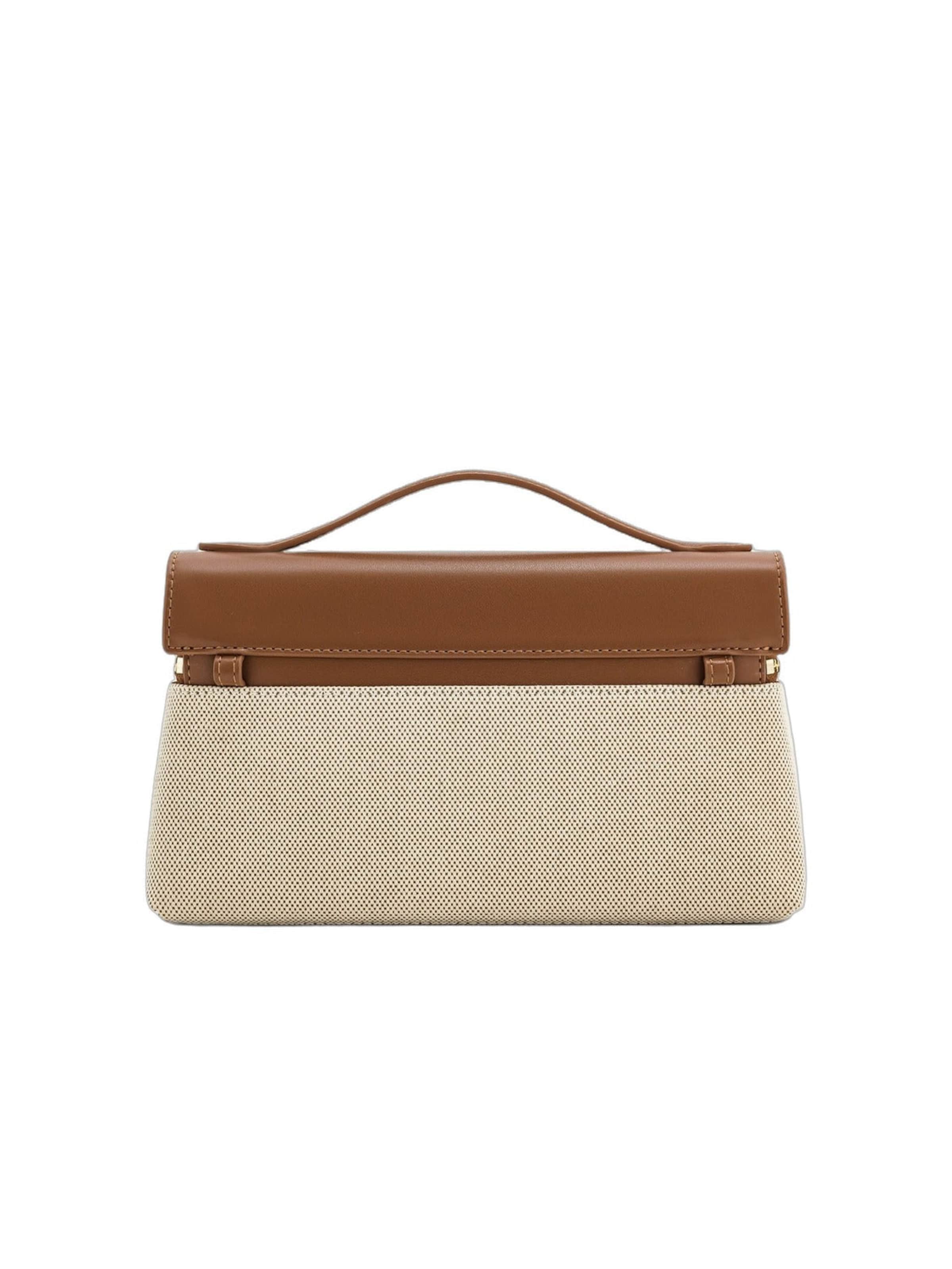 Borsa a mano 'JW PEI Sac à main Thea Brown Canvas' di JW PEI in marrone