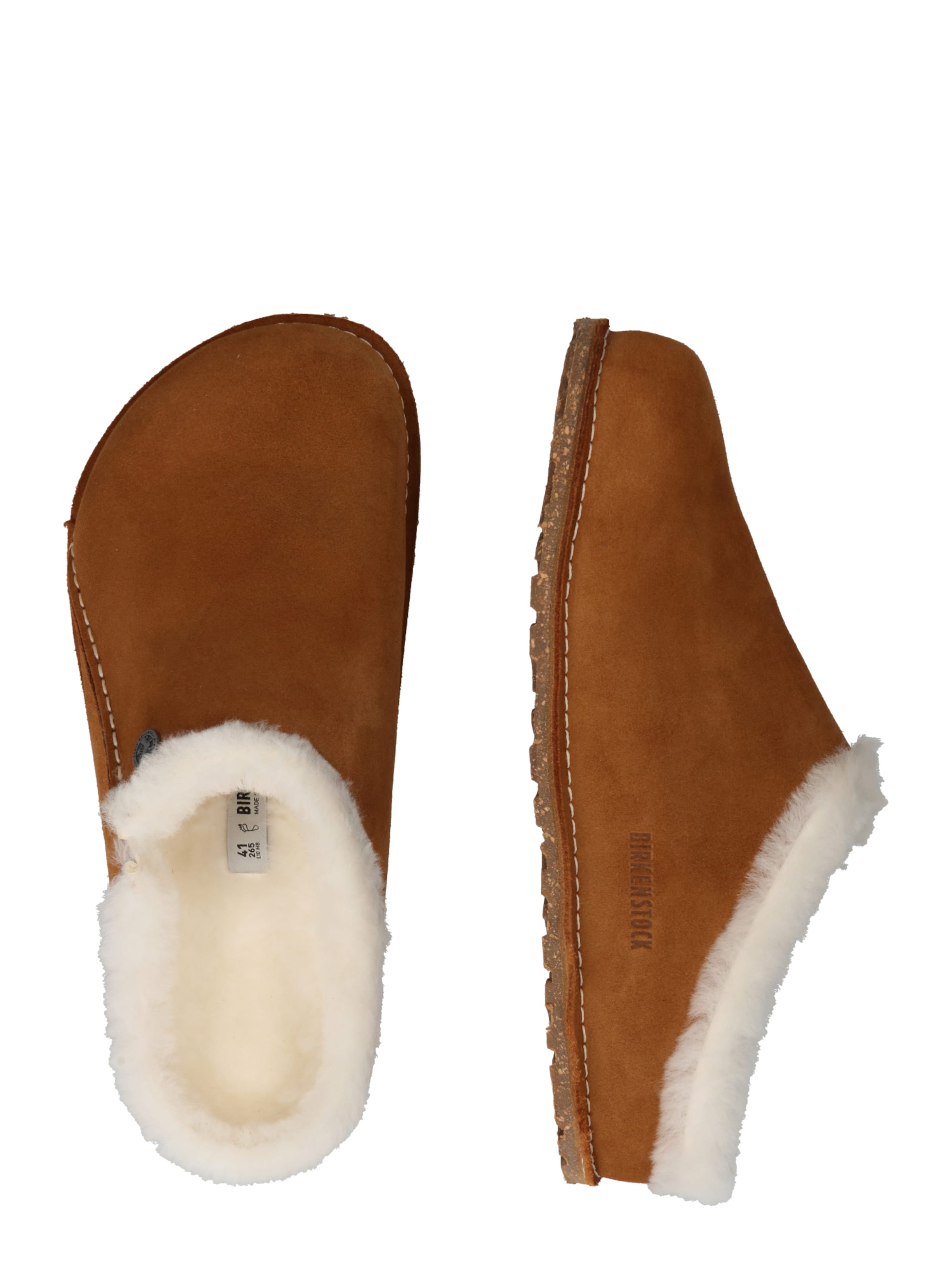 BIRKENSTOCK Papuče 'Zermatt' - Hnedá