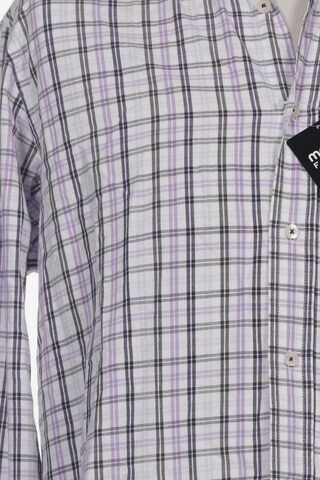 Commander Button Up Shirt in M in Purple