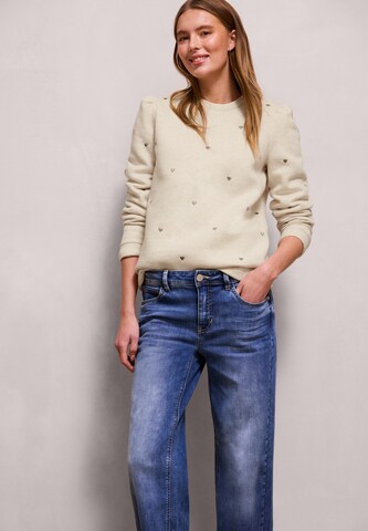 Street One Studio Sweatshirt in Beige