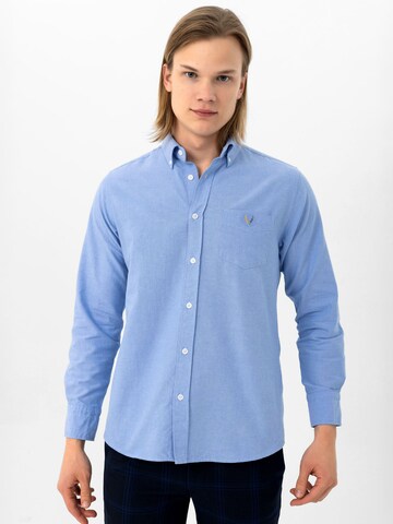 Regular fit Camicia di By Diess Collection in blu: frontale