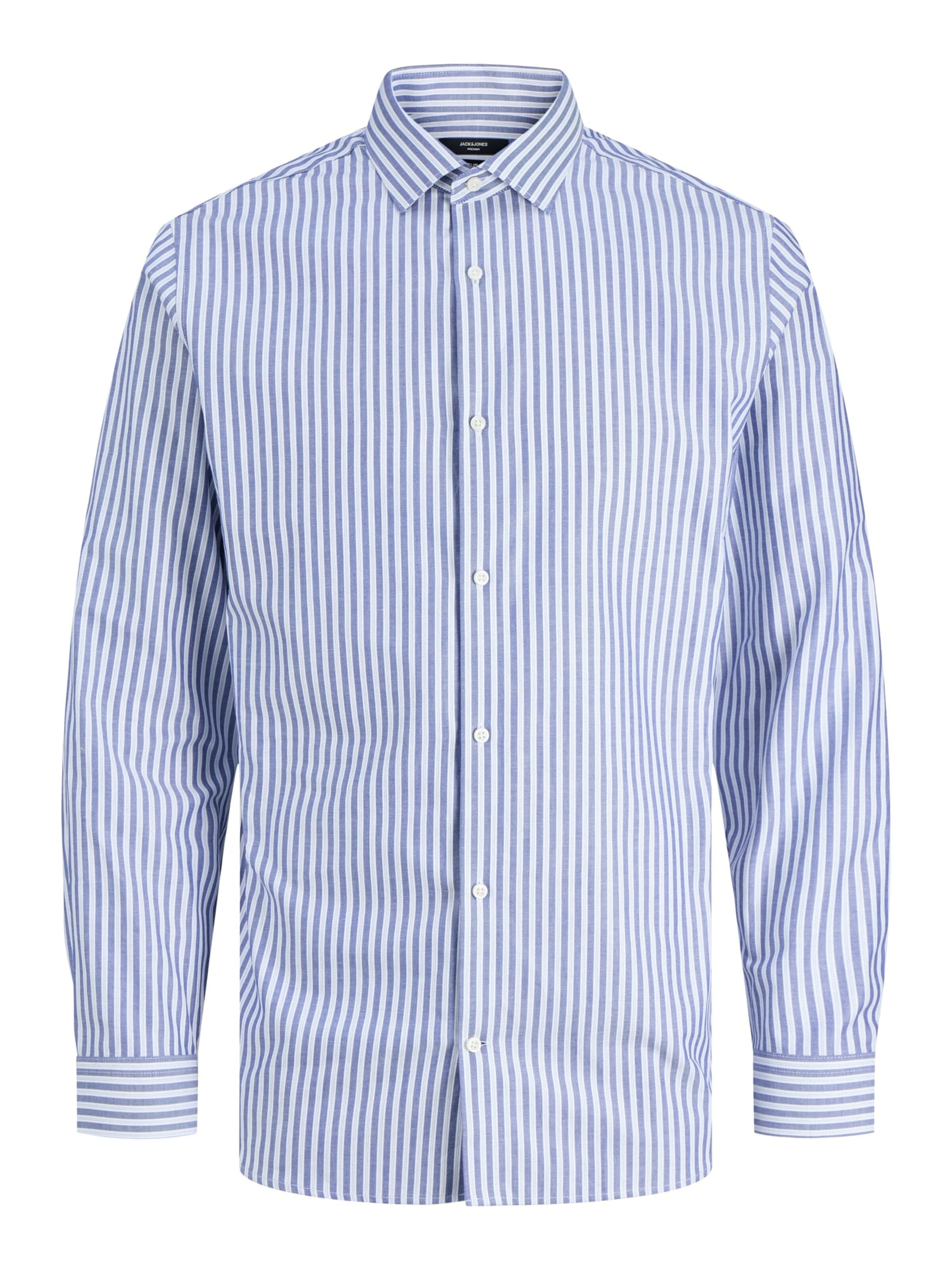 JACK & JONES Button Up Shirt 'parker' in XS in Blue, Item view