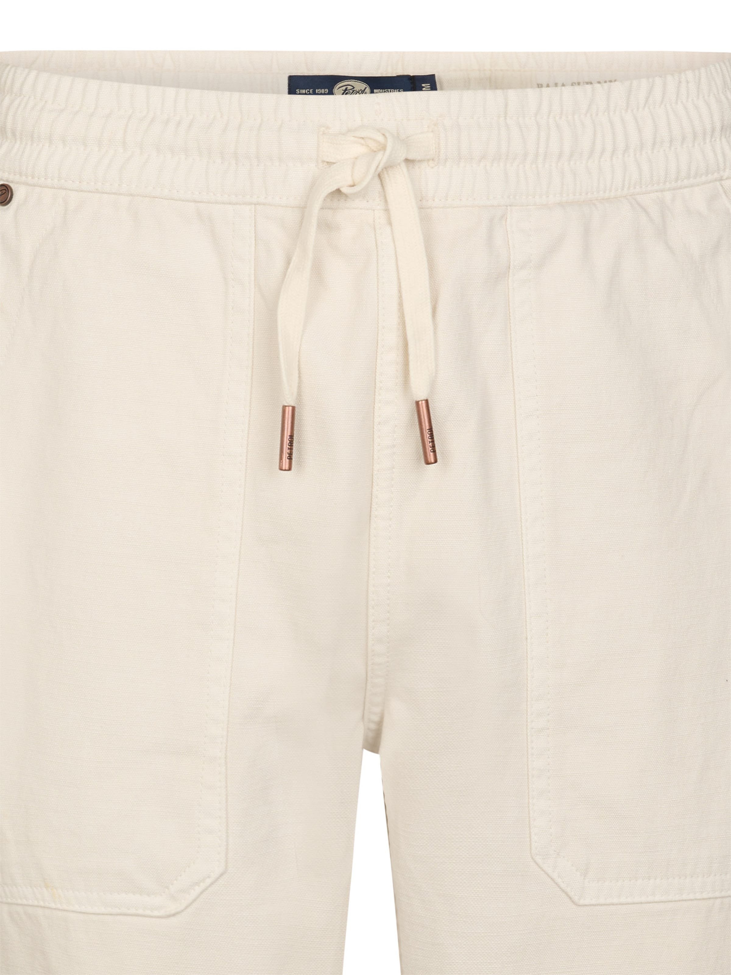 Petrol Industries Regular Trousers in White
