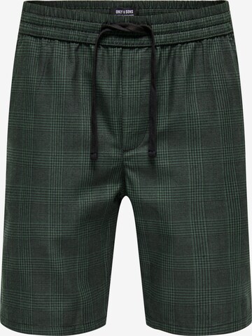 Regular Pantalon 'Linus' Only & Sons en gris : devant