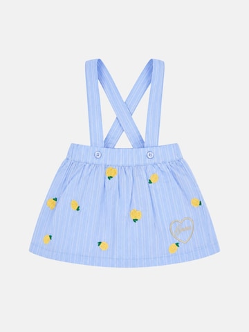 GUESS KIDS Zestaw 'SET SS BODY+POPLIN SKIRTALL' w kolorze niebieski