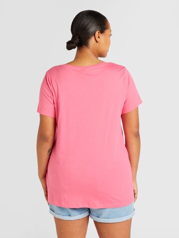 T-shirt 'BONNIE' ONLY Carmakoma en rose