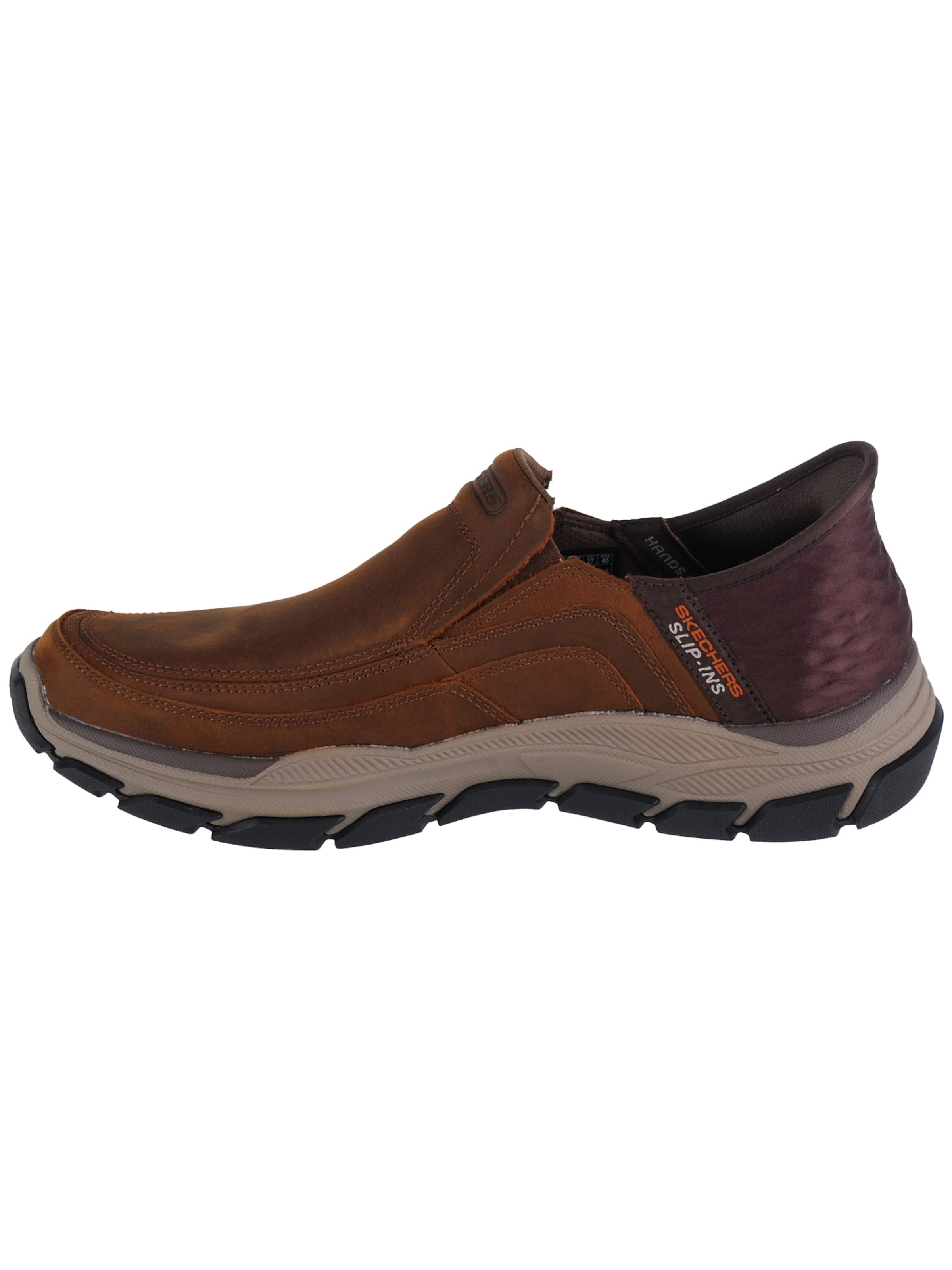 SKECHERS Slip-Ons 'Skechers Slip-Ins Respected - Elgin' in Brown: front