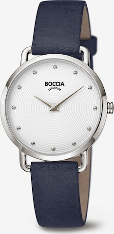 Boccia Titanium Analog Watch ' ' in Blue: front