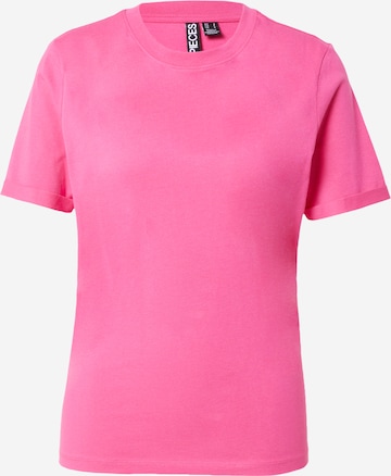 PIECES T-shirt 'Ria' i rosa: framsida