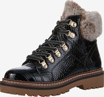 Bottines à lacets Tamaris en noir : devant