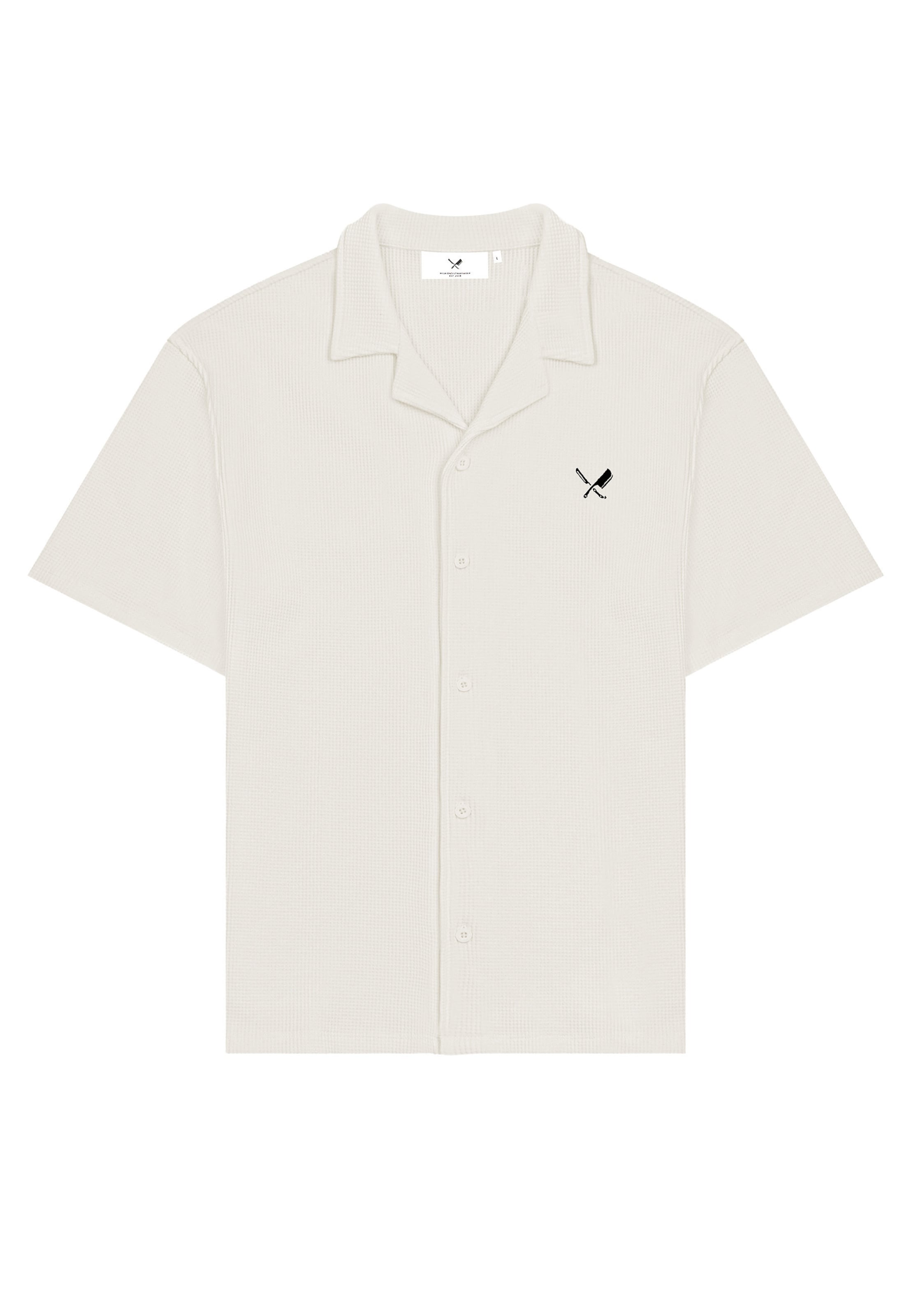 Distorted People Shirt in White: front