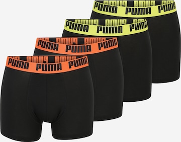 PUMA Boxershorts in Zwart: voorkant
