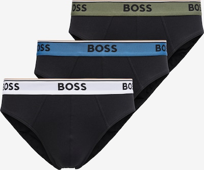 Vyriškos kelnaitės iš BOSS, spalva – sodri mėlyna („karališka“) / tamsiai žalia / juoda / balta, Prekių apžvalga