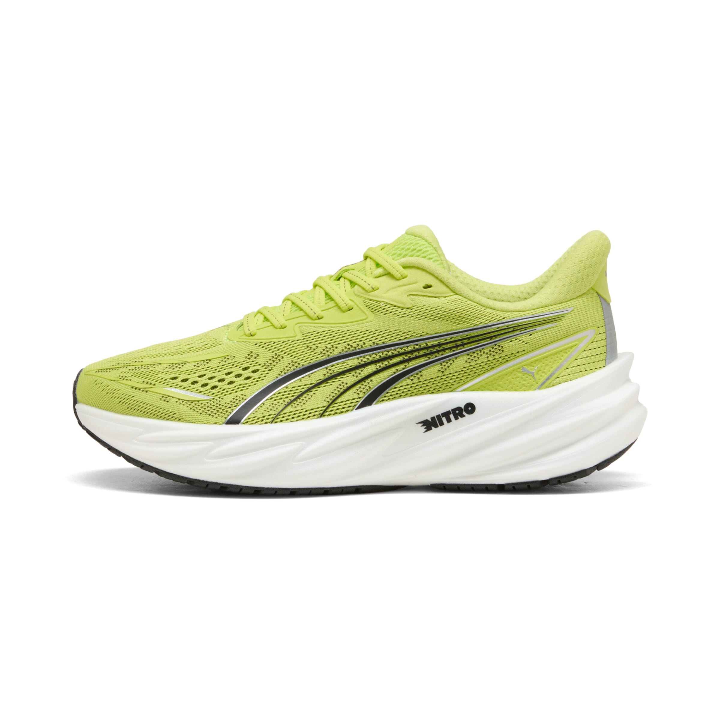 Chaussure de course 'Velocity NITRO 5' PUMA en vert : devant