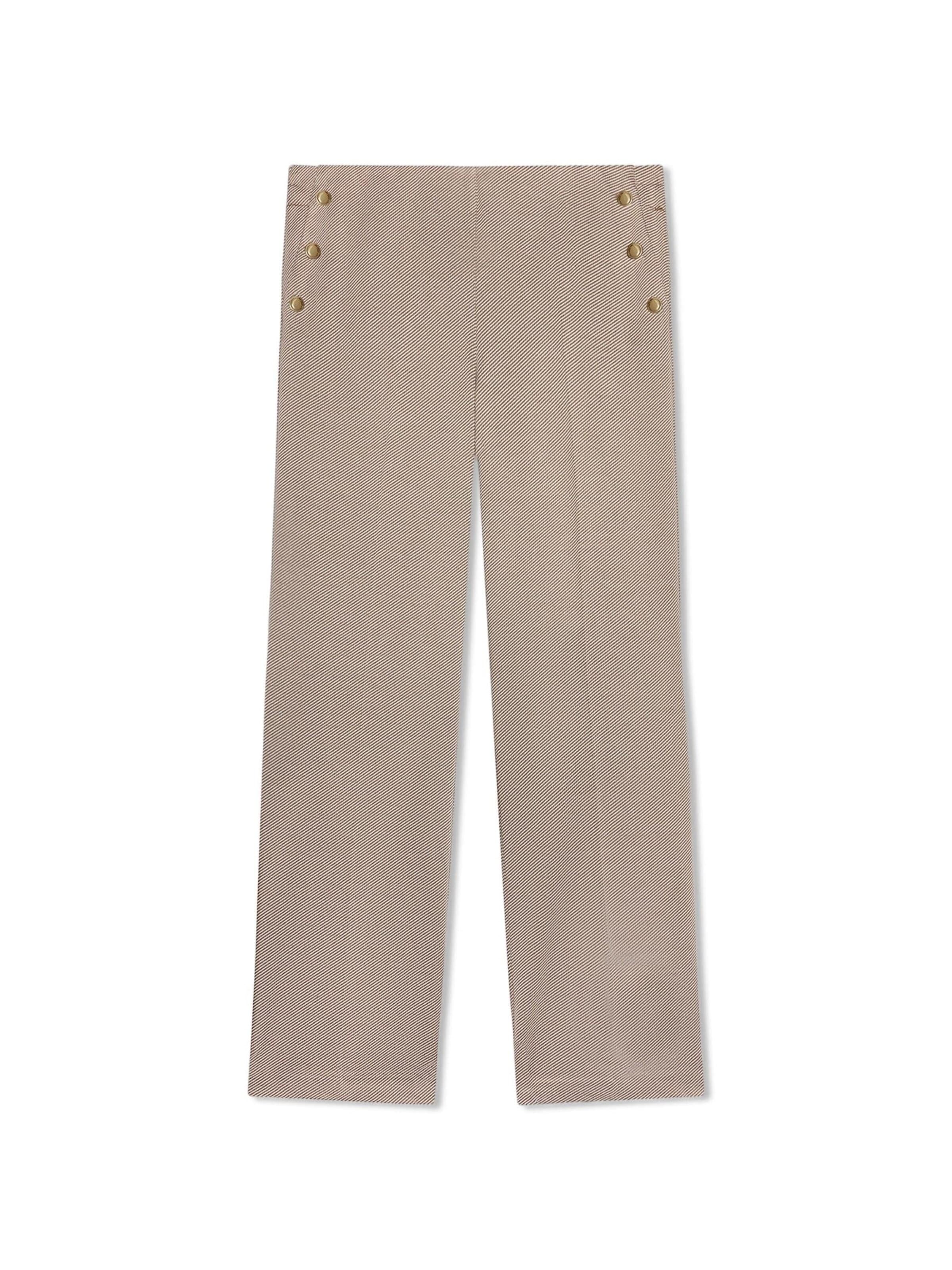 Fiorella Rubino Broek in Beige: voorkant
