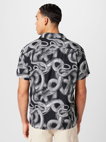 Obey Regular Fit Hemd 'Slither' in Schwarz