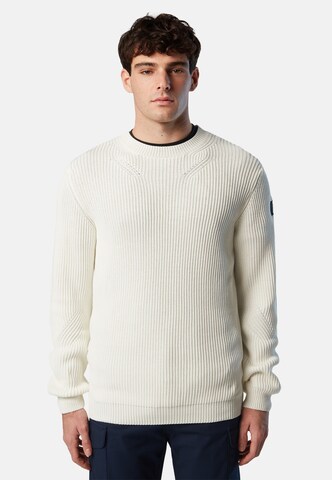 North Sails Sweater in White: front