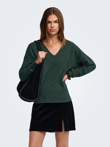 ONLY Pullover 'ONLRICA' in Grün: Vorderseite