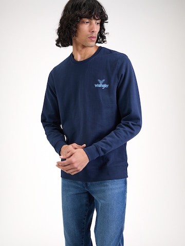 WRANGLER Tréning póló - kék: elől