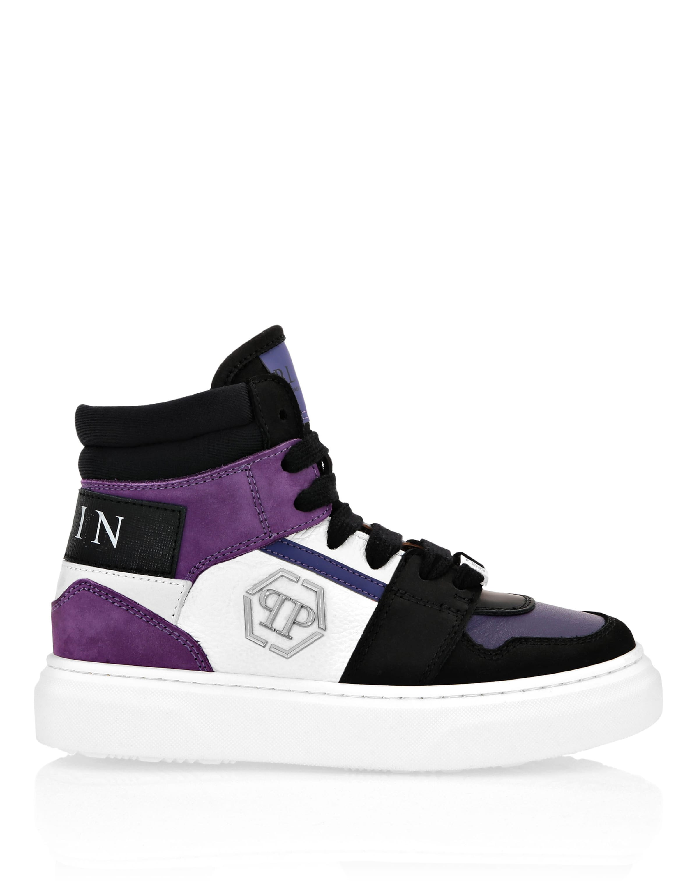 Philipp Plein - Zapatillas deportivas 'Hexagon' en lila