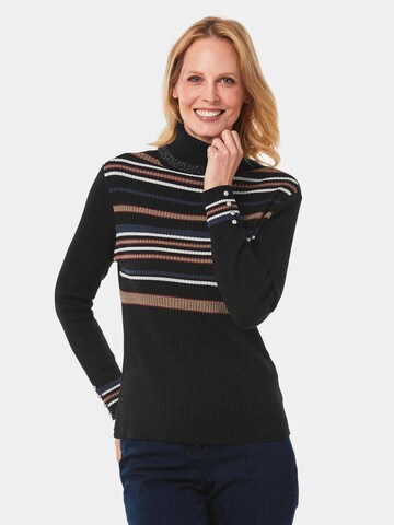 Goldner Pullover in Schwarz: predná strana