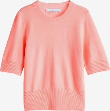 Pull-over Next en orange : devant