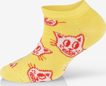 Happy Socks Sokken 'Cat-Dog' in Blauw