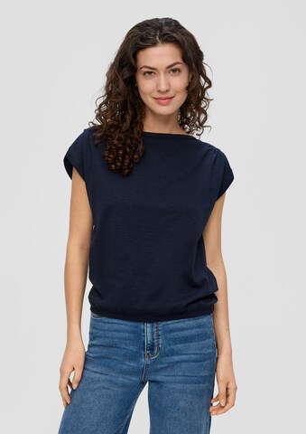 s.Oliver Shirt in Blauw: voorkant