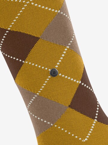 BURLINGTON Over the Knee Socks 'Marylebone' in Yellow: front