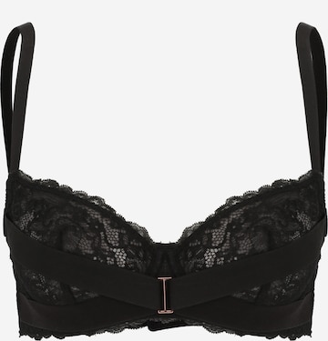 LingaDore Balconette Bra in Black: front