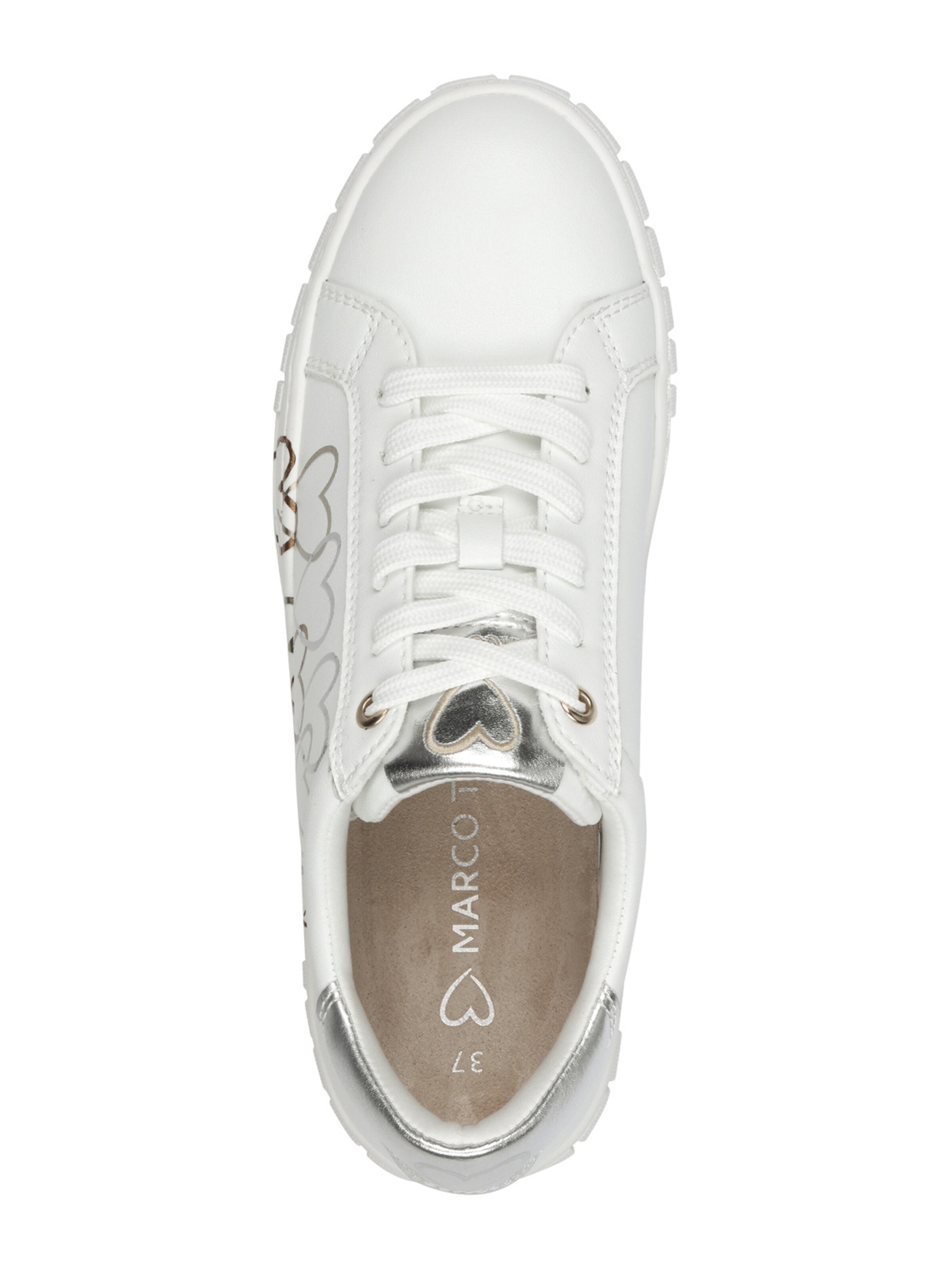 MARCO TOZZI Sneaker low i hvid