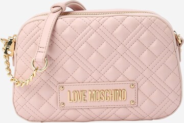 Borsa a tracolla di Love Moschino in rosa: frontale