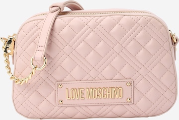 Love Moschino Axelremsväska i rosa: framsida