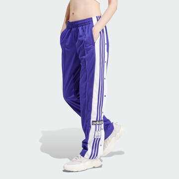 ADIDAS ORIGINALS Lużny krój Spodnie 'Adibreak' w kolorze fioletowy: przód