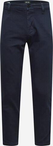 Pantaloni chino di Only & Sons in blu: frontale