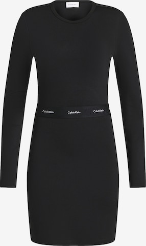 Calvin Klein Jeans Рокля 'SENSUAL' в черно: отпред
