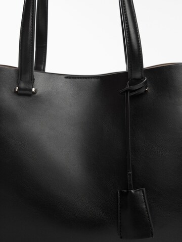 MANGO Nákupní taška 'Bello' – černá