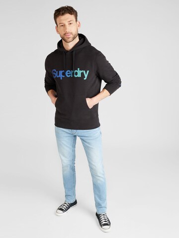 Superdry - Sweatshirt em preto