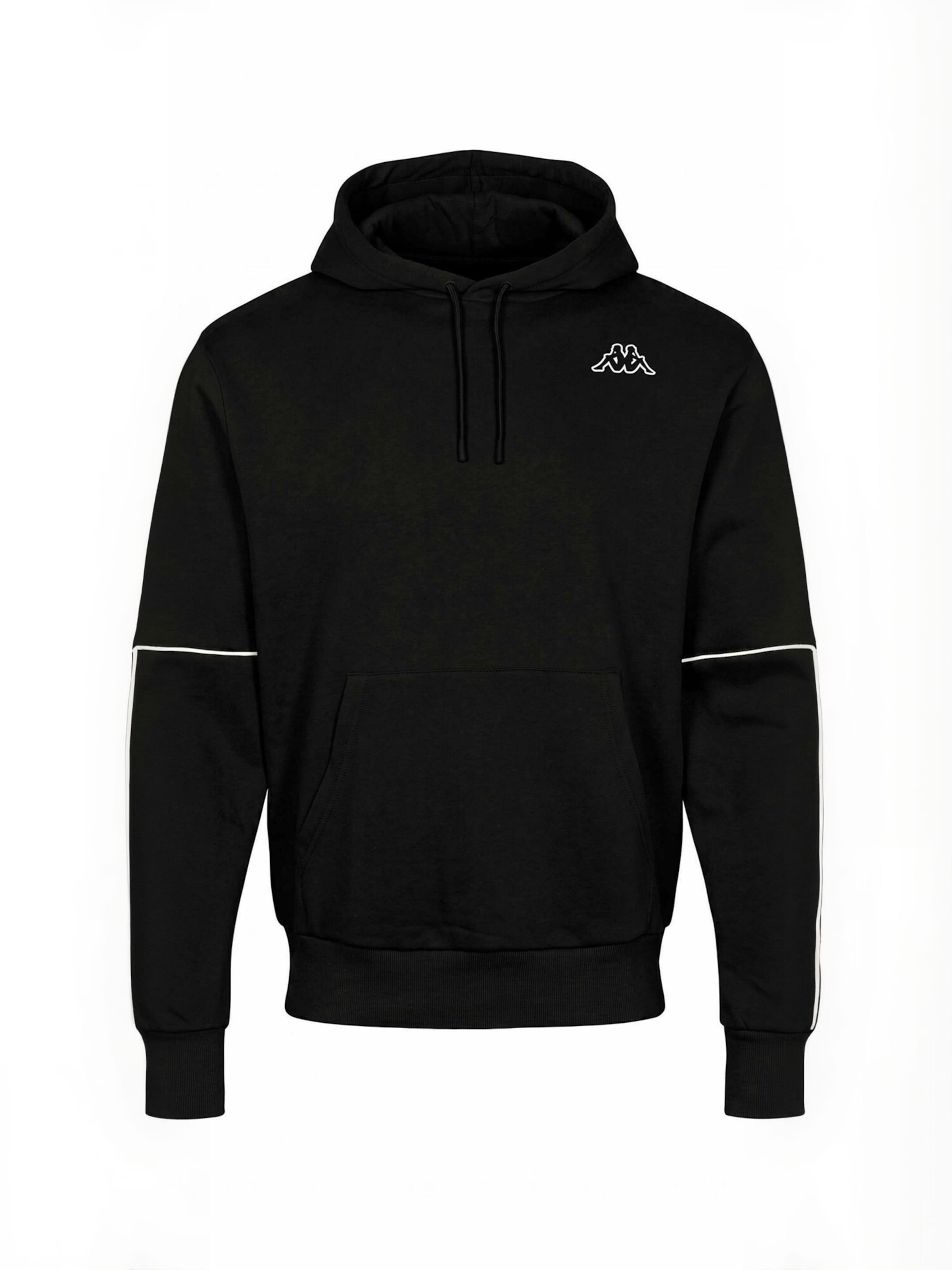 KAPPA - Jersey ' Logo Tape Iackson ' en negro: frente