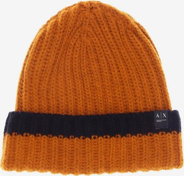 ARMANI EXCHANGE Hut oder Mütze One Size in Orange: predná strana