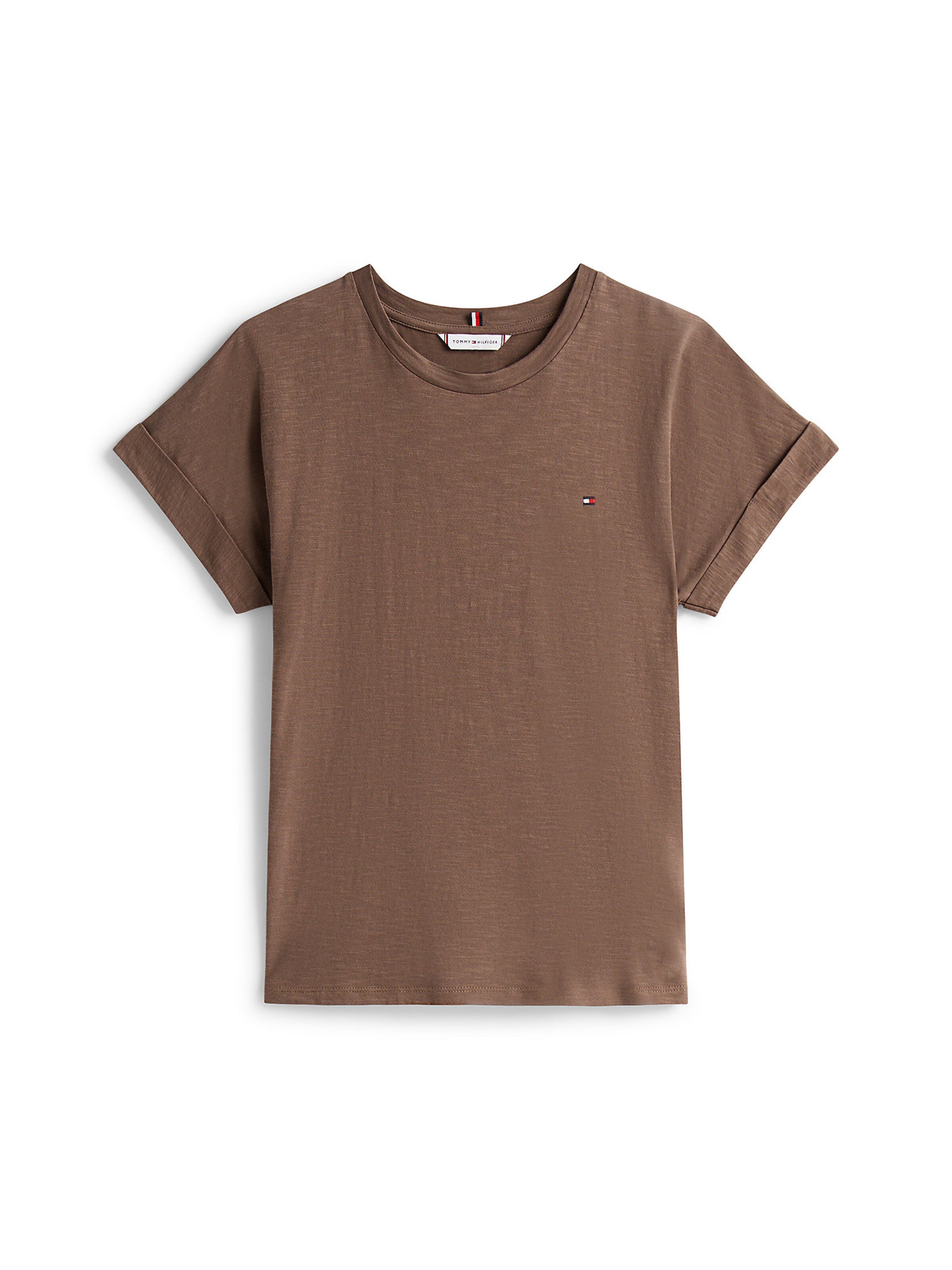 TOMMY HILFIGER T-Shirt in Braun: Vorderseite