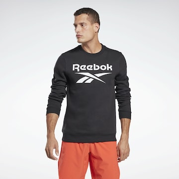 Reebok Sportsweatshirt in Schwarz: predná strana