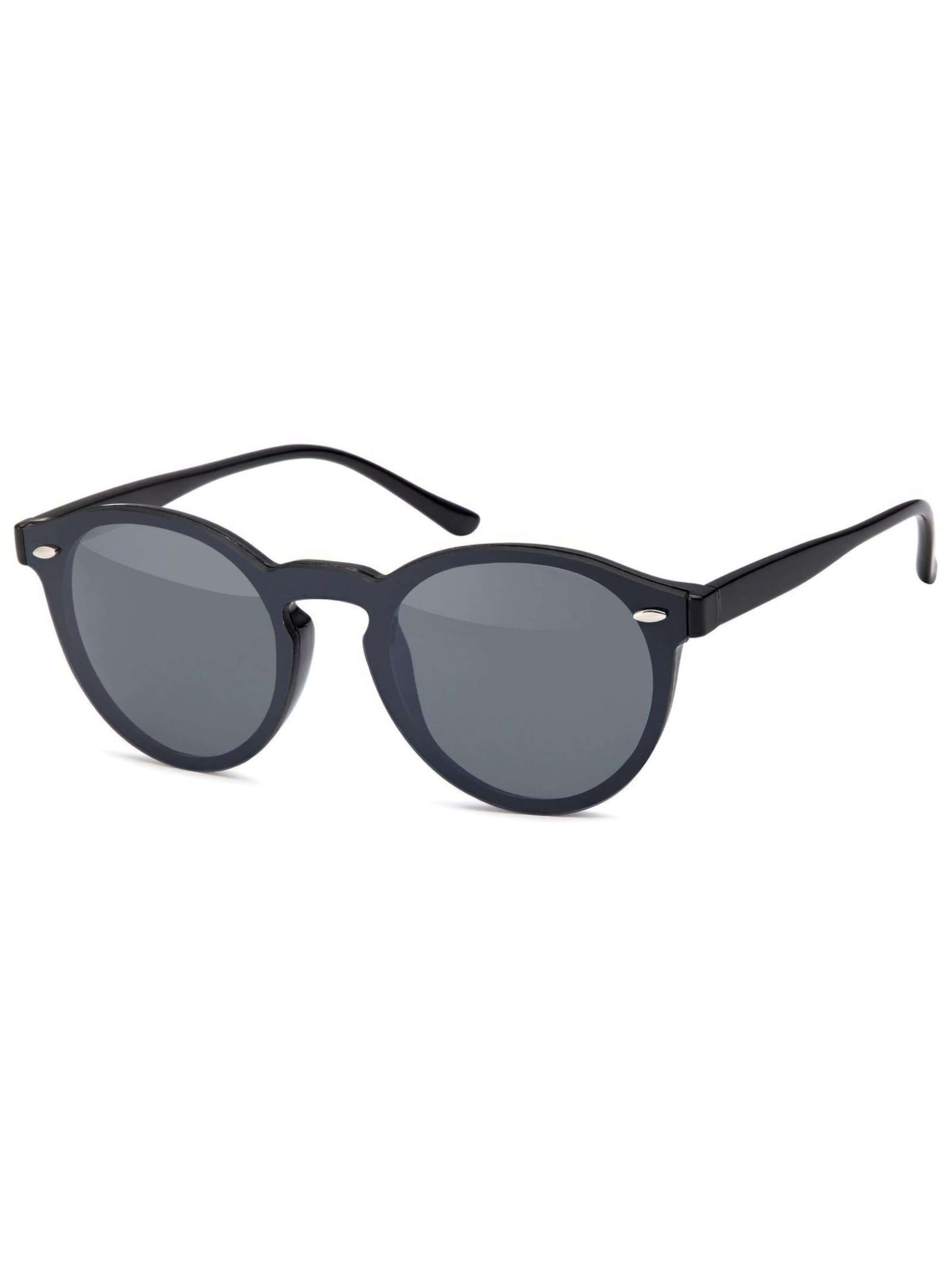 styleBREAKER Sonnenbrille 'Monoglas Sonnenbrille | Shield Brille UV400'‌ in Grau: Vorderseite
