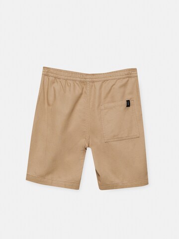 Pull&Bear Regular Pants in Beige