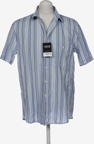 ELLESSE Button Up Shirt in M in Blue: front