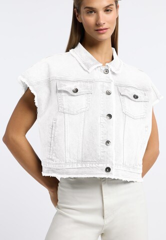 Frieda & Freddies NY Jeansweste Denim Vest | Debby in Weiß
