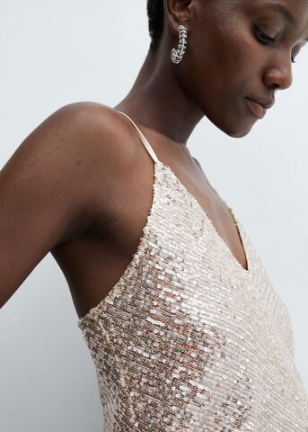 MANGO Blus 'XLENJUEL' i guld